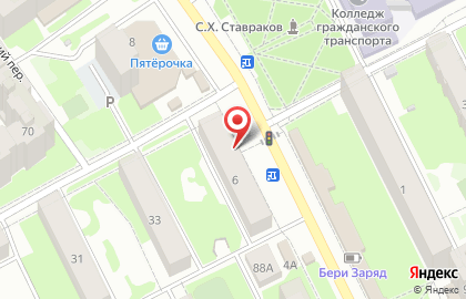 Сеть супермаркетов Мария-Ра на улице Суворова, 6 на карте