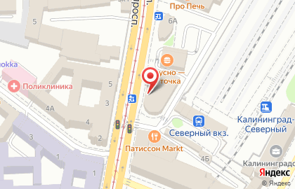 Магазин Золотая комета в Калининграде на карте