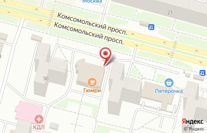 Ресторан Япона-Хата на Комсомольском проспекте на карте