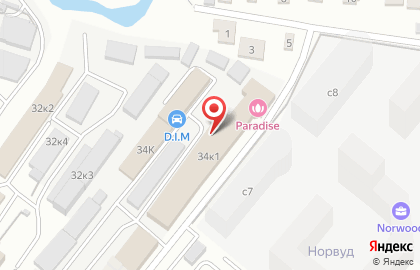 Paradise на Московской улице на карте