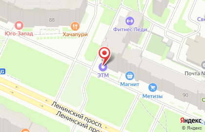 Торговая компания ЭТМ на Ленинском проспекте, 90 на карте