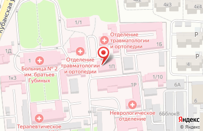 Управление по материально-техническому обслуживанию медицинских организаций в Астрахани на карте