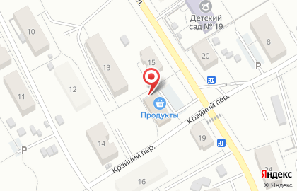 Магазин продуктов на Лесозаводской улице на карте