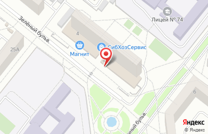 Магазин фруктов и овощей на Зелёном бульваре на карте