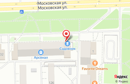 Магазин Садовник на Московской улице на карте