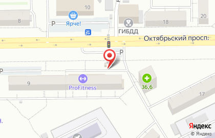 Блинная Сибирские блины на Октябрьском проспекте, 9/1 киоск на карте