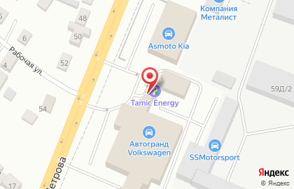 Кафе Сытый дворик на улице Петрова на карте