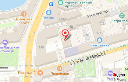 Дамское Счастье в Пожарном переулке на карте