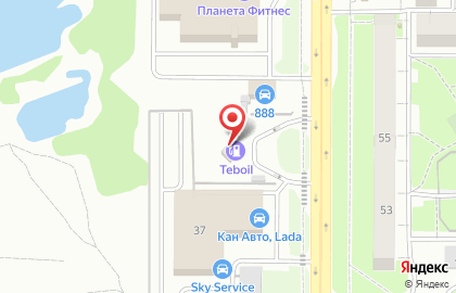 Shell в Казани на карте