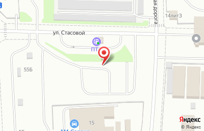 АЗС ПТК-Сервис на улице Стасовой на карте