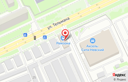 Автосервис РемЗона в Санкт-Петербурге на карте