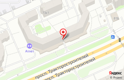 Парикмахерская АллА в Калининском районе на карте