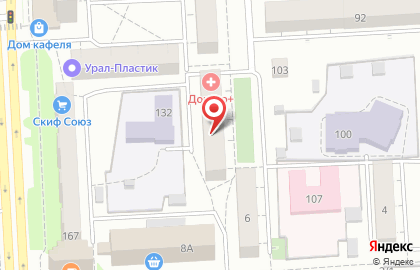 Медицинский центр Доктор+ на Российской улице на карте