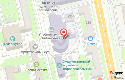 Научная библиотека, языка и литературы УрО РАН на карте