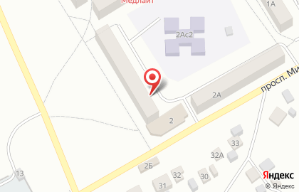 Подростковый клуб Спутник на Пролетарской улице на карте