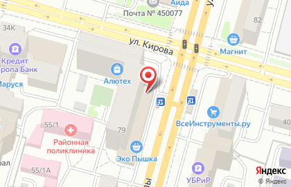 Банк Москвы в Уфе на карте