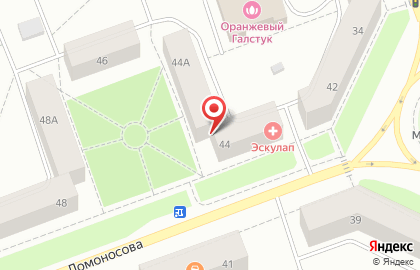 Туристическое агентство Golden Line на улице Ломоносова на карте