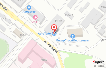 Автосервис АвтоТайм на улице Менделеева на карте