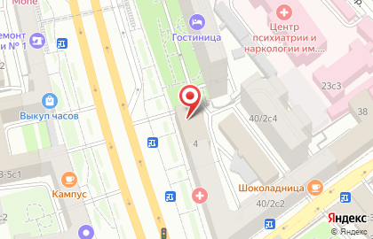 Служба курьерской доставки СберЛогистика на Смоленском бульваре на карте