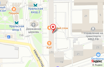 Семь пятниц в Невьянском переулке на карте