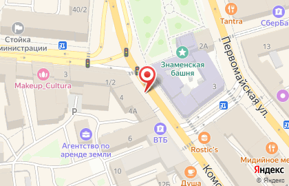 Банкъ на карте