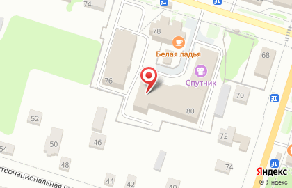 Гостиница Спутник в Ижевске на карте