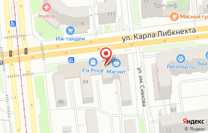 Банкомат Западно-Уральский банк в Ижевске на карте
