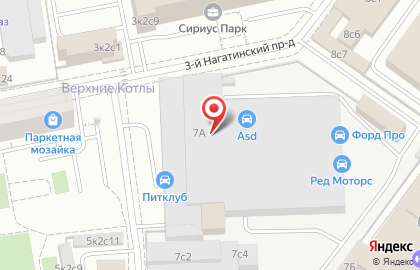 Автосервис М-АРТ в Хлебозаводском проезде на карте