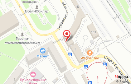 Орловская транспортная прокуратура на карте