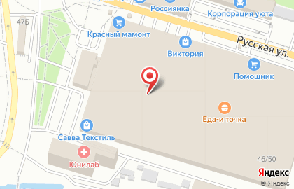 Магазин строительно-отделочных материалов Палитра на Бородинской улице на карте