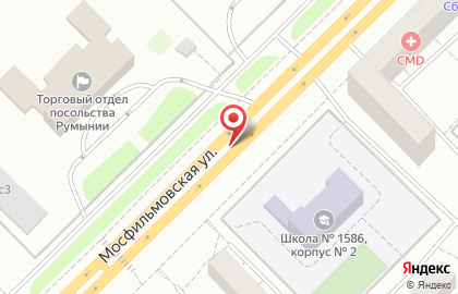 Фреш Маркет 77 на Мосфильмовской улице на карте
