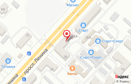 Телекоммуникационная компания Телеком на проспекте Ленина на карте