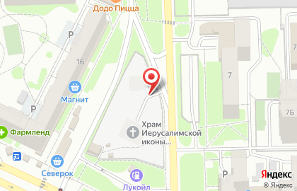 Автостоянка в Челябинске на карте