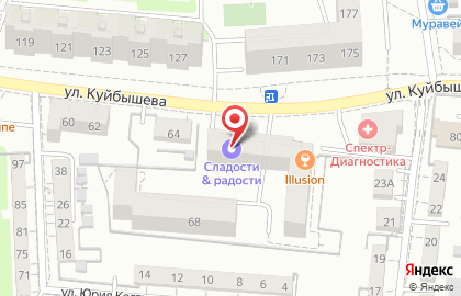 Ногтевая студия Bagheera nails в Ленинградском районе на карте