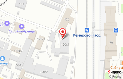 Кирпичный центр на улице Клары Цеткин на карте