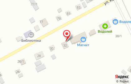 Продуктовый магазин в Новосибирске на карте