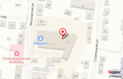Кафе Сушистик на Московской улице на карте