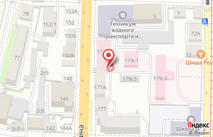 Родильный дом им. Н.А. Семашко на проспекте Ленина на карте