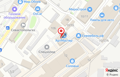Магазин Matras Sevastopol на карте