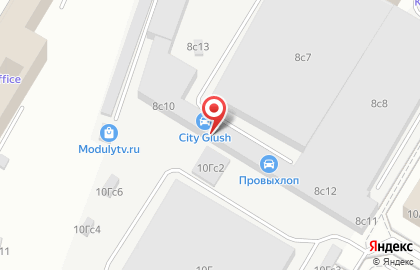 Автотехцентр City Glush на Калужской на карте