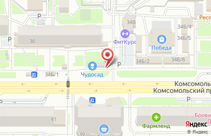 Торговая фирма От Иванычей на Комсомольском проспекте на карте