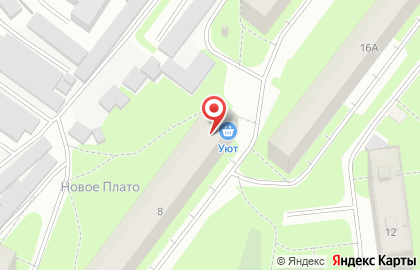 Продуктовый магазин в Мурманске на карте