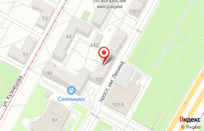 Детская художественная школа №3 в Краснооктябрьском районе на карте