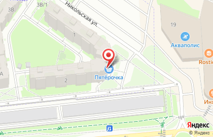 Супермаркет Пятёрочка на Владимирской улице на карте