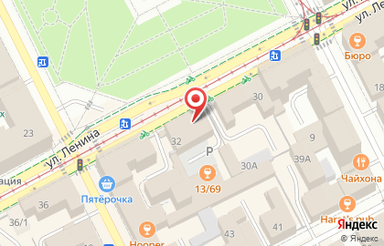 СберБанк России на улице Ленина, 32 на карте