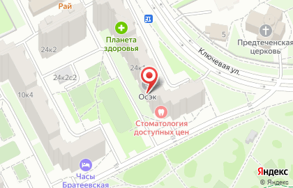 Наркологическая клиника Гиппократ в Москве на карте