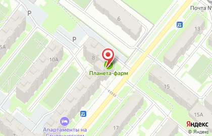 Магазин Красное & Белое в Костроме на карте