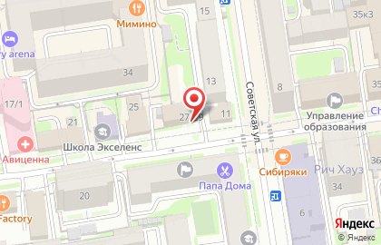 Представительство в г. Новосибирске Франко на карте
