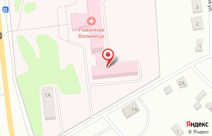 Районная больница с. Завьялово на карте