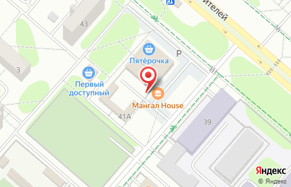 Закусочная Экспресс на проспекте Строителей на карте